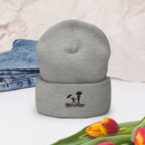 Cuffed Beanie w/Blk Logo
