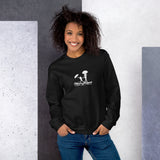 Unisex Sweatshirt w/Wht Logo