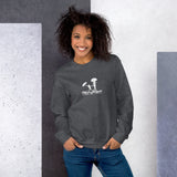 Unisex Sweatshirt w/Wht Logo