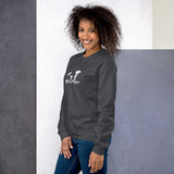 Unisex Sweatshirt w/Wht Logo