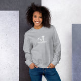 Unisex Sweatshirt w/Wht Logo