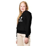 Youth Heavy Blend Hoodie w/Wht Logo