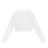 Recycled LS Crop w/ Blk Logo