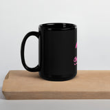 Black Glossy Mug w Pnk Logo