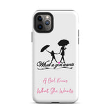 Tough iPhone case