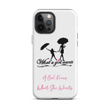 Tough iPhone case