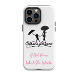 Tough iPhone case