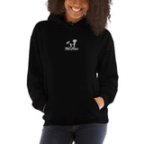 Blk Hoodie w/ Wht Logo